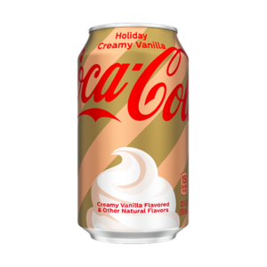 coca cola holidays creamy vanilla 355ml x12