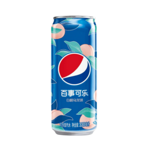 pepsi peach oolong tea can 330ml x12