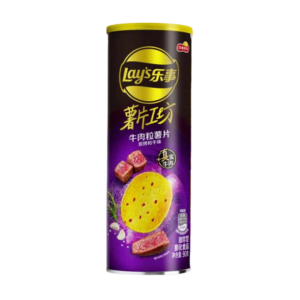 cny lay's stax beef 90g x24