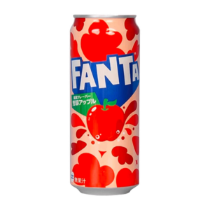 fanta rich apple can 500ml x24