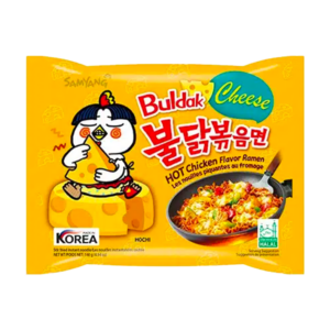 cny samyang ramen hot chicken cheese carton8801073141780 140g x5