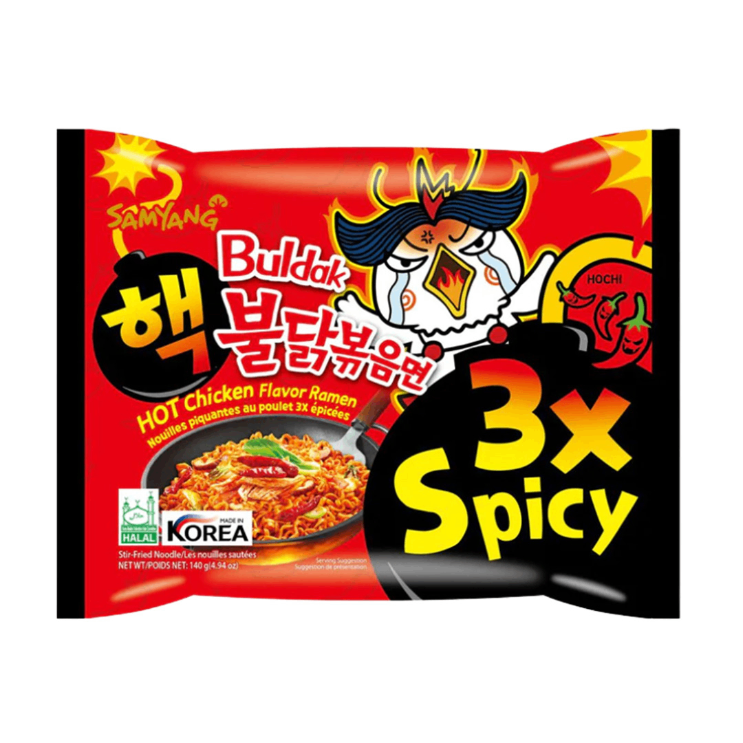 samyang ramen hot chicken 3x spicy 140g x5 samyang ramen hot chicken 3x spicy 140g x5