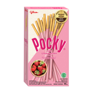 cny pocky biscuit strawberry 45g x10