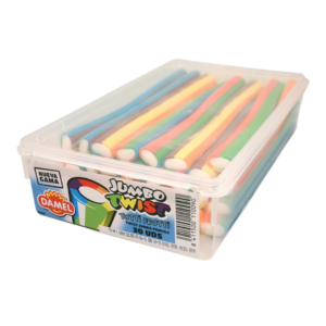 damel jumbo twist lisse multicolore 30pces x1