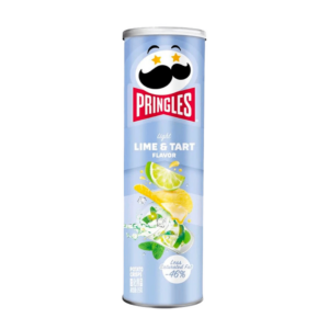 cny pringles potato crisps lime & tarte 110g x20