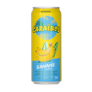 caraÏbos banane slim 330ml x24