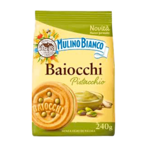 mulino bianco baiocchi pistacchio 240g x10