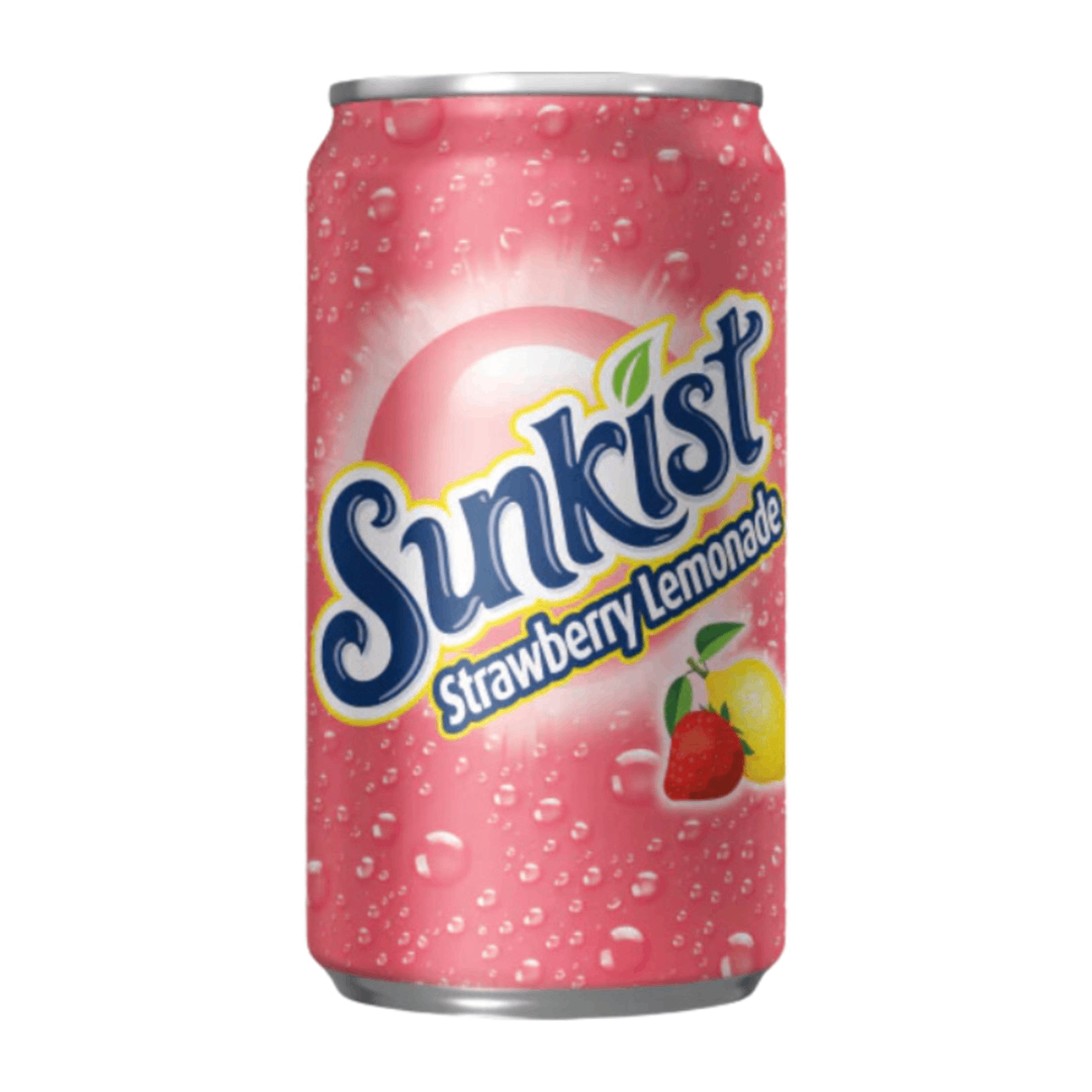 sunkist strawberry lemonade 355ml x12 sunkist strawberry lemonade 355ml x12