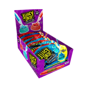 bazooka juicy drop gummies & sour gel 57g x12
