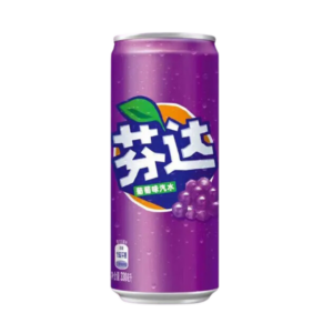 cny fanta grape slim can cn 330ml x24