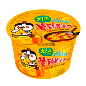 samyang ramen hot chicken cheese big bowl 105g x16