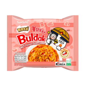samyang ramen hot chicken buldak rosÉ 140g x5