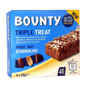 bounty triple treat (4x32g) 128g x10