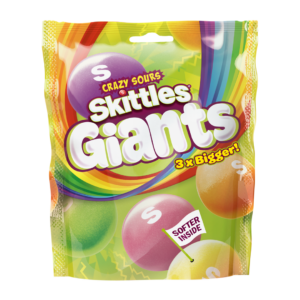 skittles crazy sour giants 132g x15