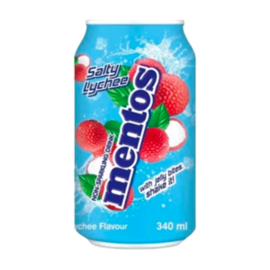 mentos salty lychee 340ml x24