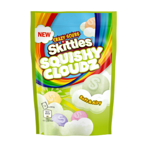 skittles sour squishy clouds 94g x18