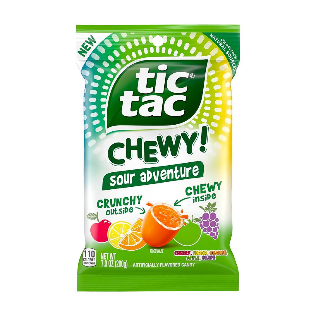 tic tac chewy sour adventure 80g x12 tic tac chewy sour adventure 80g x12