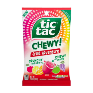 tic tac chewy fruit adventure 80g x12