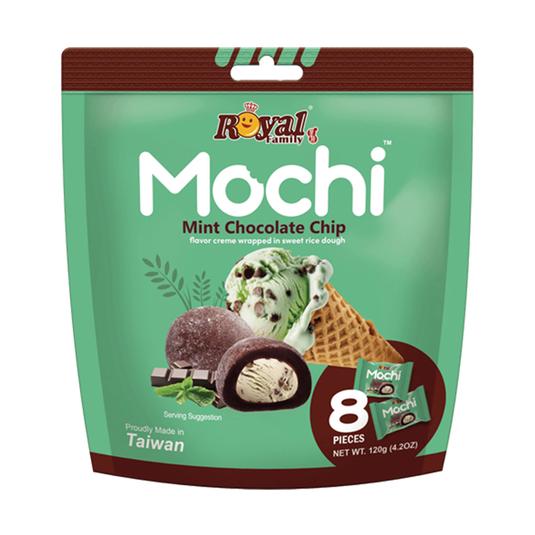 royal family mochi mint choco 120g x12 royal family mochi mint choco 120g x12
