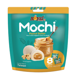 royal family mochi peanut butter 120g x12