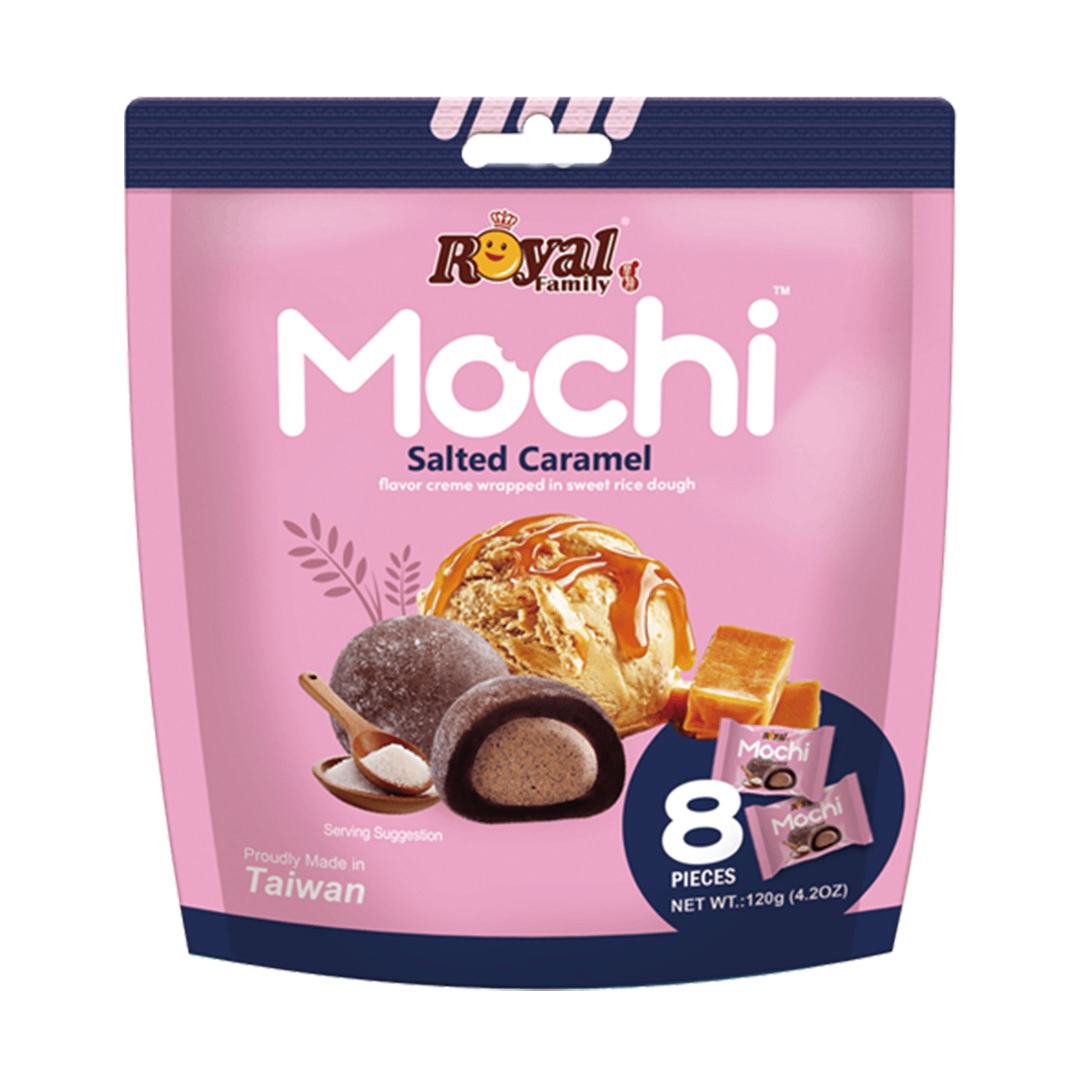 royal family mochi salted caramel 120g x12 royal family mochi salted caramel 120g x12