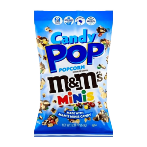 candy pop m&m's popcorn 149g x12 usa