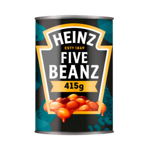 heinz baked beans five 415g x12