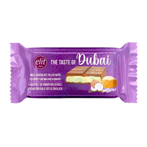 elit the taste of dubai milk with coconut cream with kadayif 90g x12