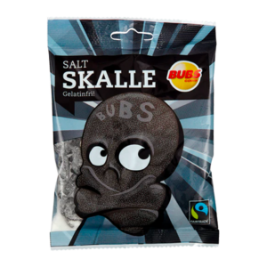 bubs godis skulls salty liquorice 90g x16