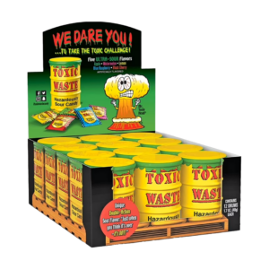 toxic waste sweets yellow tubs 42g x12