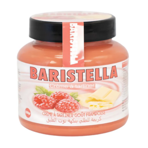 baristella framboise chocolat blanc 330g x12