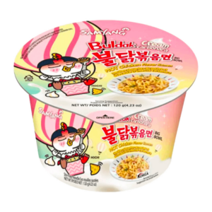 cny samyang ramen hot chicken cream carbo big bowl 120g x16