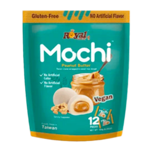 cny royal family mochi peanut butter 180g x12