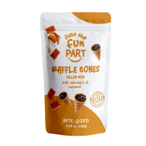 just the fun part milk chocolate & caramel 120g x6