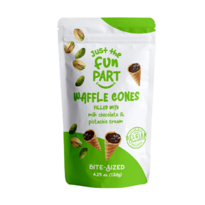 just the fun part milk chocolate & pistachio cream 120g x6