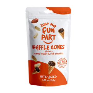just the fun part milk chocolate & peanut butter 120g x6