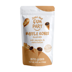 just the fun part milk chocolate & cookie butter 120g x6