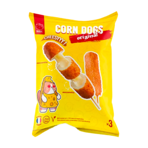 cny budji corn dog l'original mozzarella 285g x12