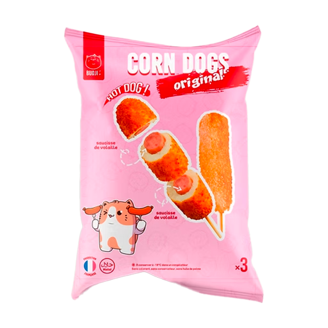 cny budji corn dog l'original hot dog 285g x12 cny budji corn dog l'original hot dog 285g x12