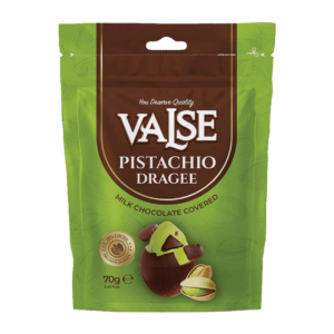 valse pistachio dragee milk chocolate 70g x12