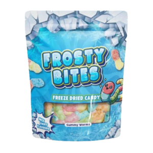 frosty bites gummy worms 50g x24