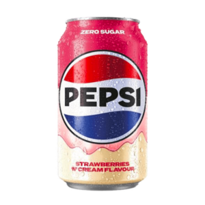 pepsi strawberry cream can 330ml x24