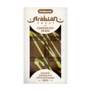 iconik sweet arabian dubai chocolat pistachio 200g x12