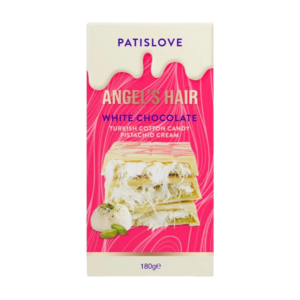 patislove dubai white chocolate angel's hair 180g x10