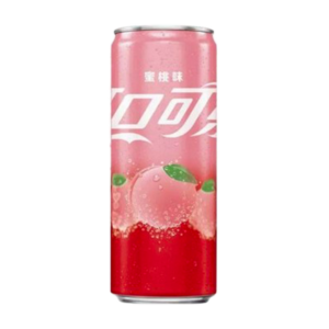 cny coca cola peach can cn 330ml x24