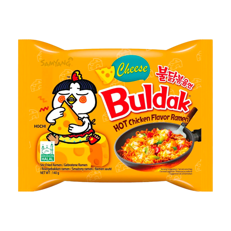 samyang ramen hot chicken cheese carton8801073113268 140g x40 samyang ramen hot chicken cheese carton8801073113268 140g x40