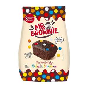 mr brownie brownies galatic avec bonbons chocolat 200g x12