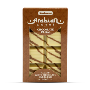 iconik sweet arabian dubai white chocolate bueno 200g x12