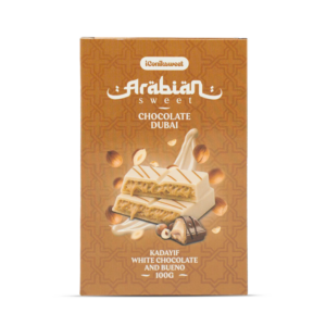 iconik sweet arabian dubai white chocolate bueno 100g x12