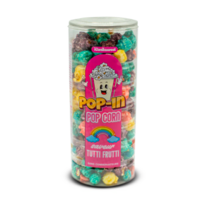 iconik sweet pop in pop corn saveur tutti frutti 170g x12